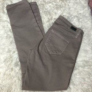 Paige Skyline Ankle Peg Taupe Jeans